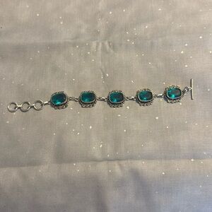 Sterling topaz bracelet